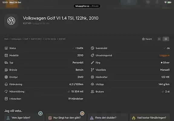 Volkswagen Golf 6 2010 photo 2