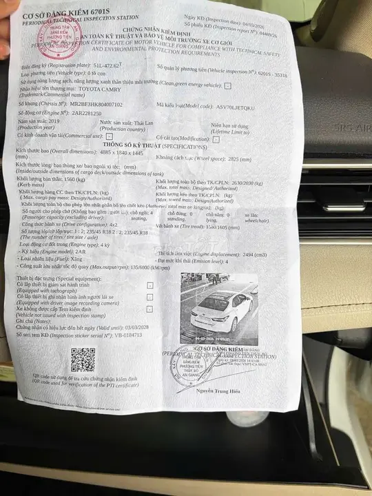 Toyota Camry 2019 photo 2