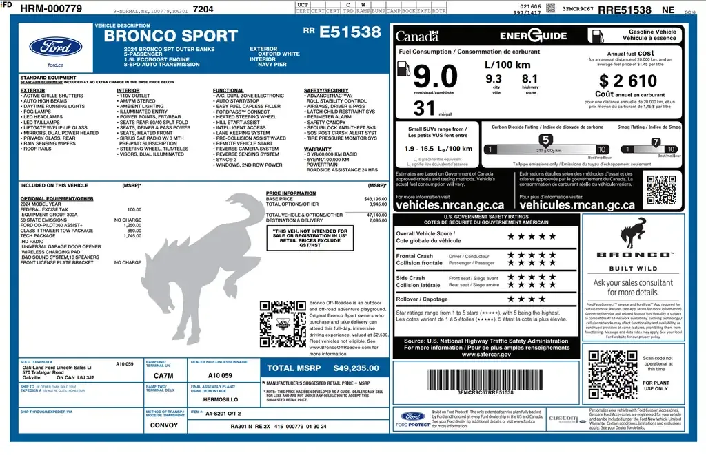 Ford Bronco Sport 2024 photo 4