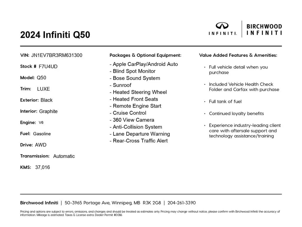 Infiniti Q50 2024 photo 4