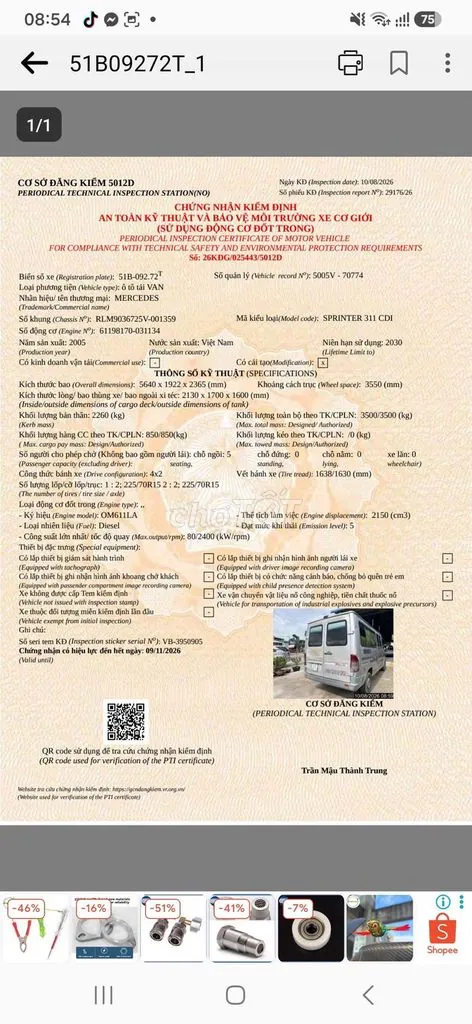 Mercedes-Benz Sprinter 2005 photo 5
