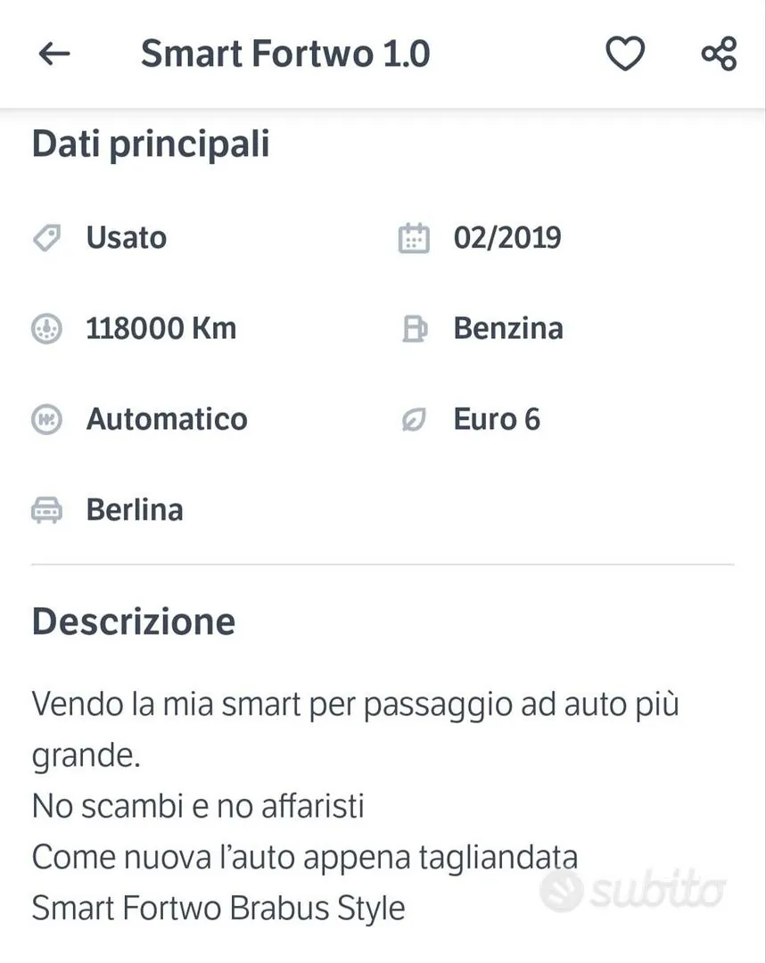 Smart Fortwo 2019 photo 4