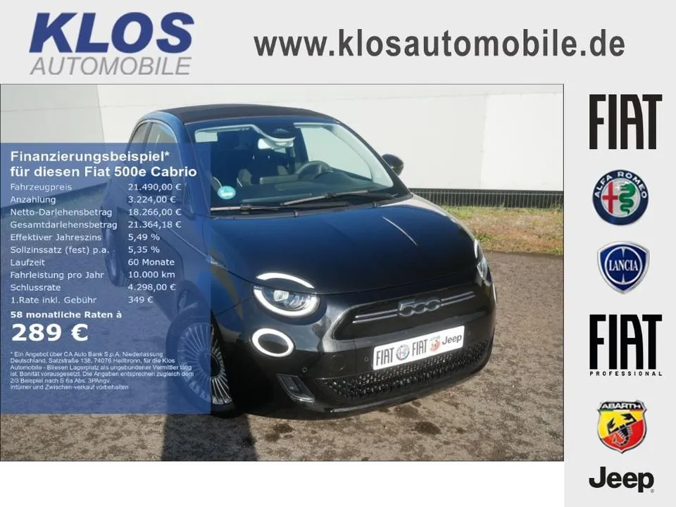 Fiat 500E Cabrio