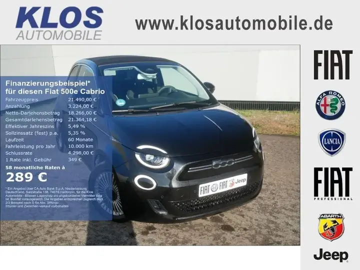 Fiat 500E Cabrio