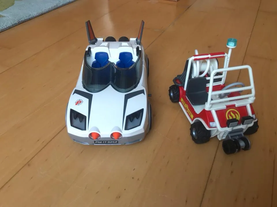 Playmobil Top Agents Auto, Feuerwehr Auto
