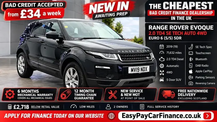 Land Rover Range Rover Evoque 2019 photo 2