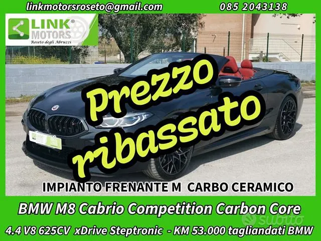 BMW M8 Cabrio Competition 2021 photo 2