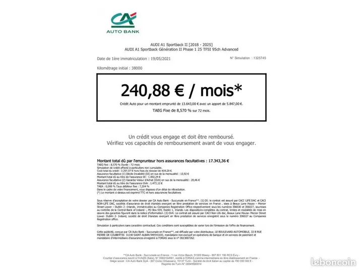 Audi A1 2021 photo 2