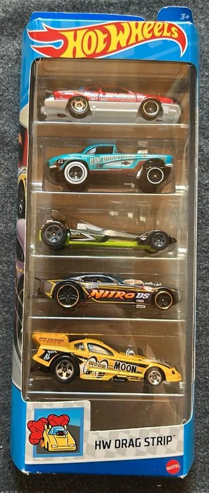 Hot Wheels He Drag Strip 5 Autos