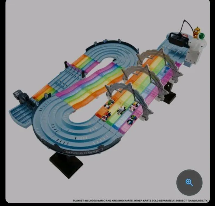 Hot Wheels Mario Kart Regenbogen-Boulevard Set