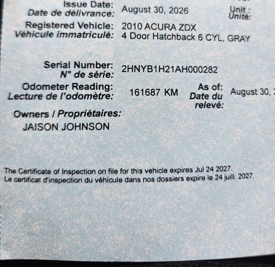 Acura Zdx 2010 photo 5