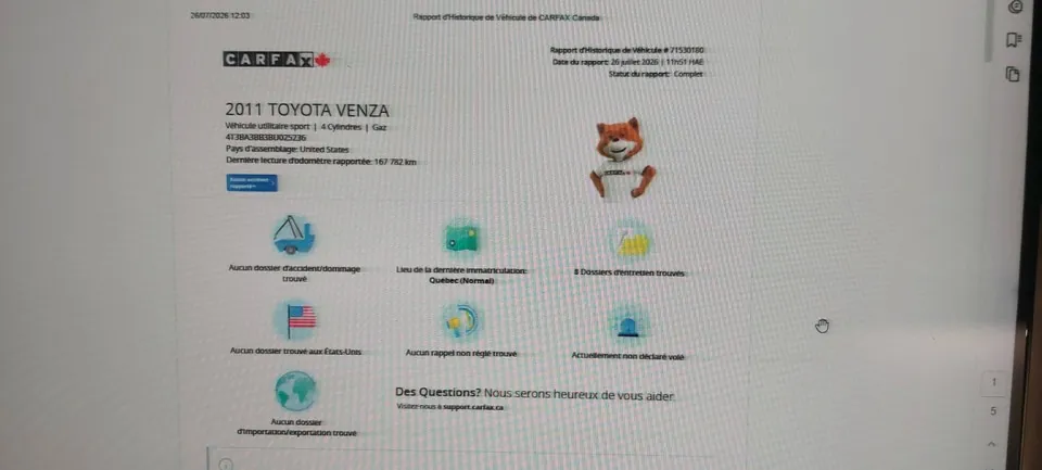 Toyota Venza 2011 photo 2