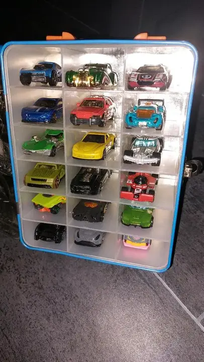 Hot Wheels Box Mit Griff + 18 Autos