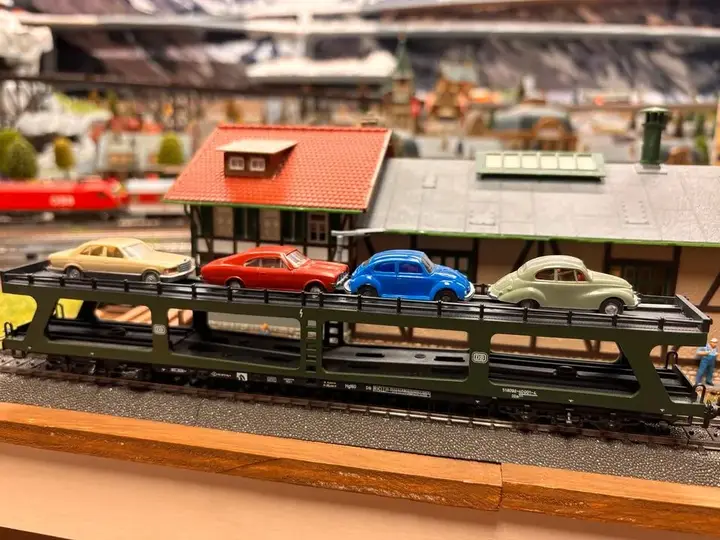 Märklin Ho Autotransportwagen M 4 Autos