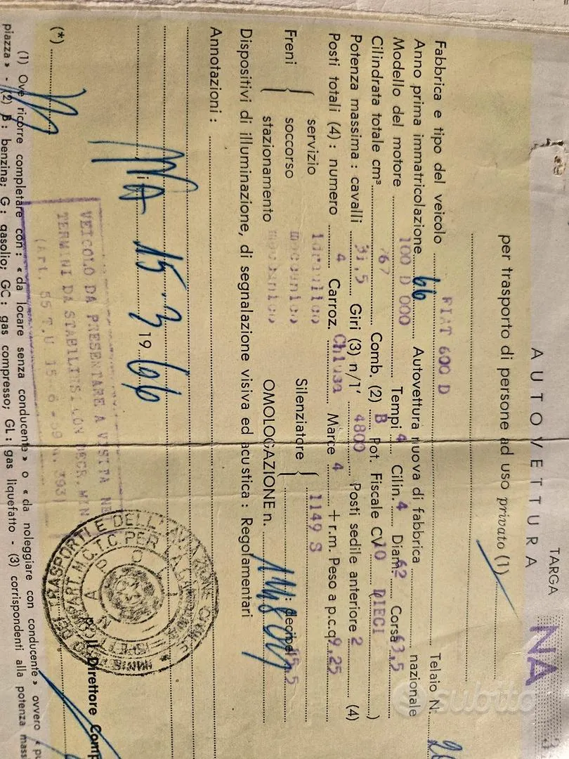 Fiat 600 1966 photo 4
