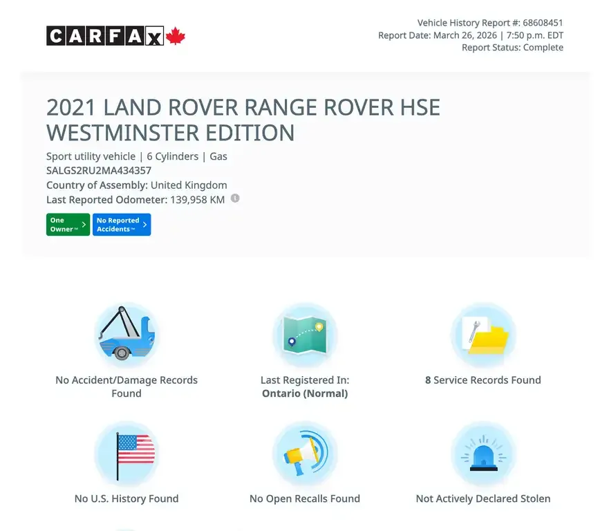 Land Rover Range Rover 2021 photo 2