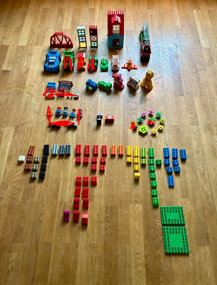 Lego Duplo Building Blocks, Animals, Figures, Cars