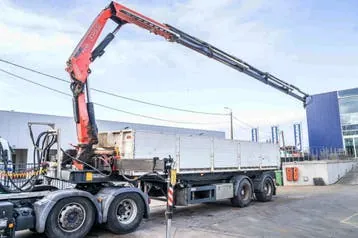 Remorques Et Semi-Remorques Kwb Kipper + Crane/Grue/Kran Fassi F245A/5X