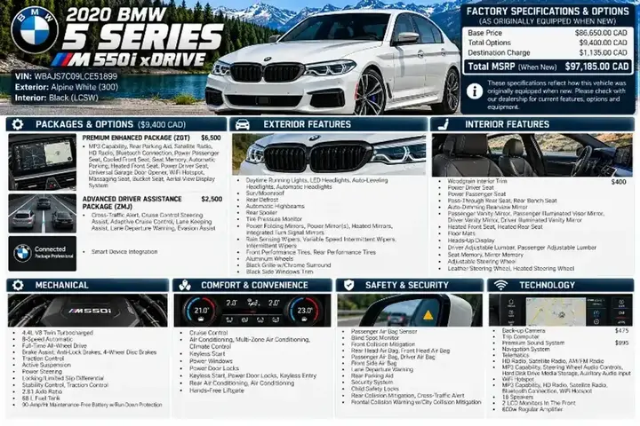 BMW 5 Series 2020 photo 3