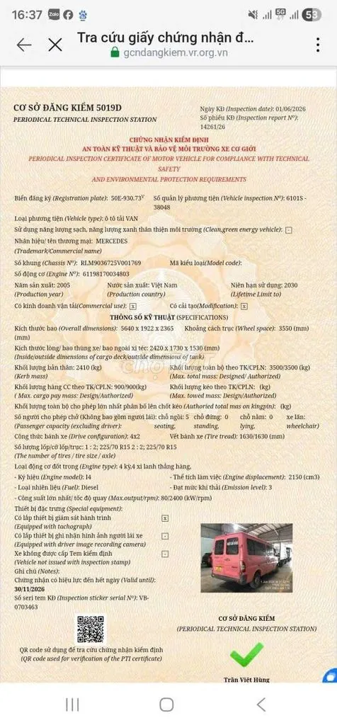 Mercedes-Benz Sprinter 2005 photo 4