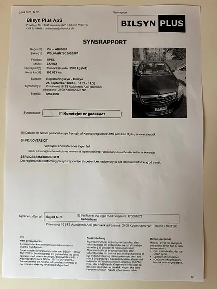 Opel Zafira 2012 photo 3