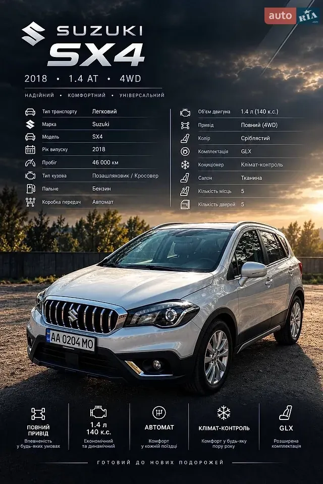 Suzuki Sx4 2018 photo 2