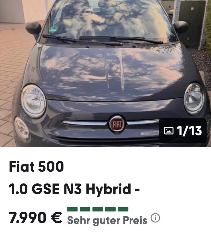 Fiat 500 Hybrid