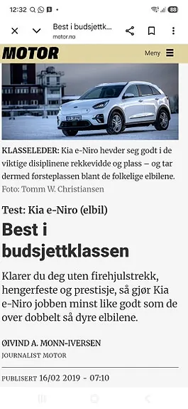 Kia E-Niro 2019 photo 3
