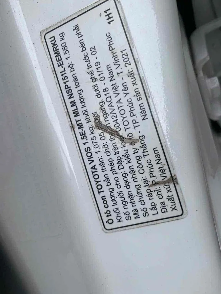 Toyota Vios 2021 photo 3
