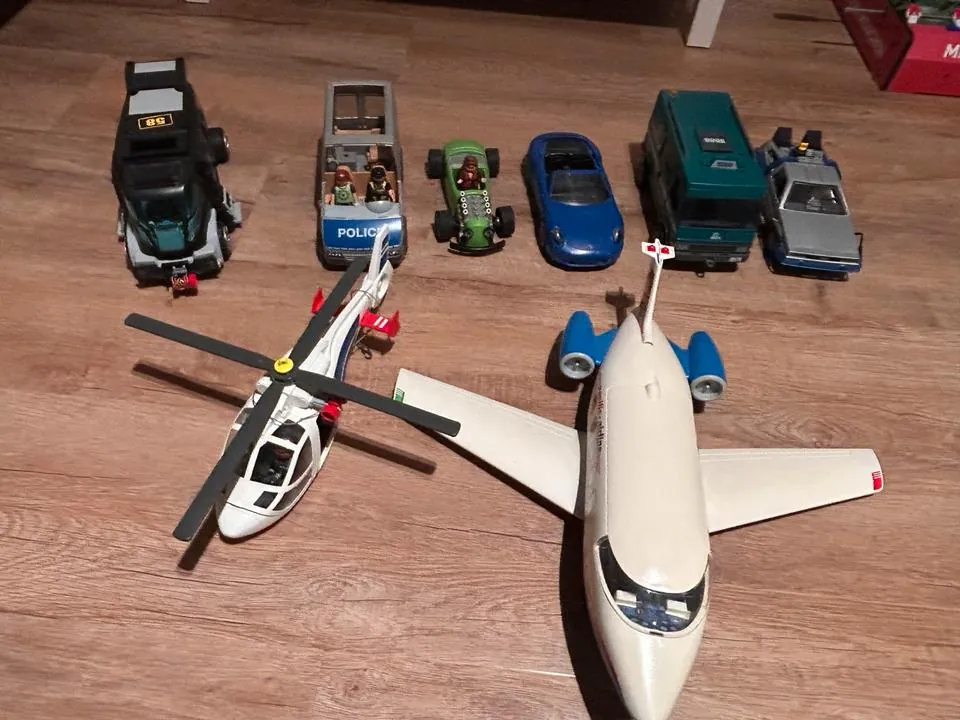 Playmobil Playmobil Vehicle Set: Plane, Helicopter & Cars
