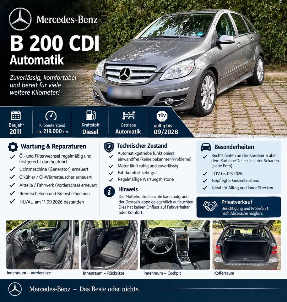 Mercedes-Benz B 200 Cdi