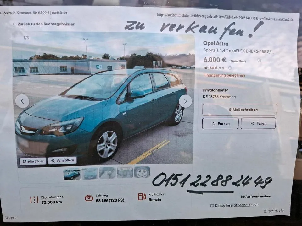 Opel Astra Kombi