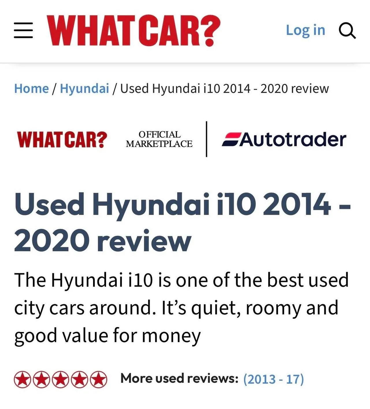 Hyundai I10 2019 photo 2