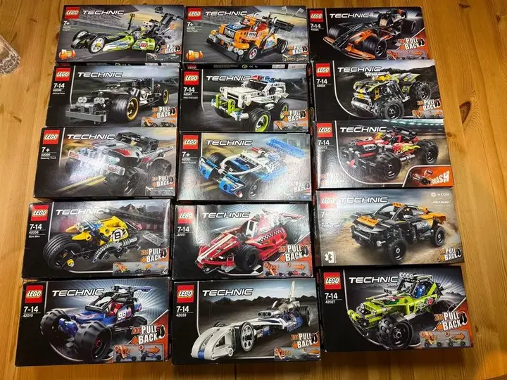 Lego Technic Pull Back Cars/Racing Car Models