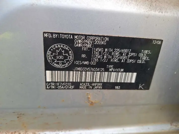 Toyota Rav4 2007 photo 5