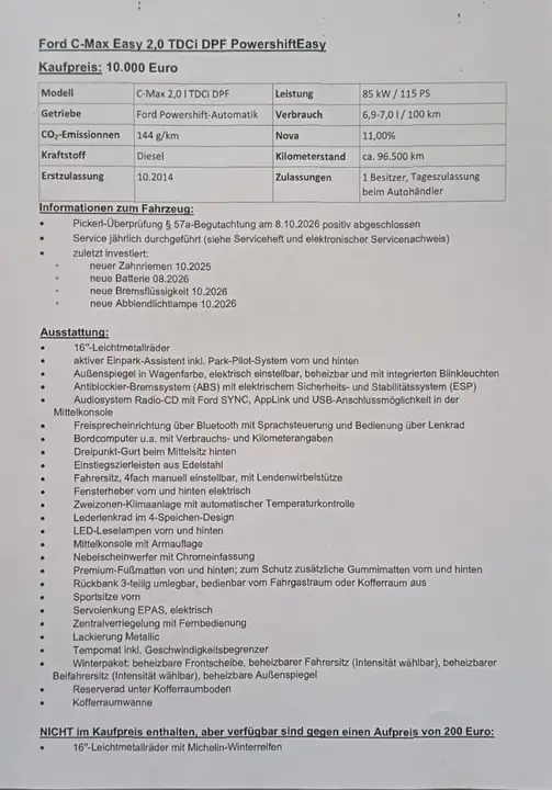 Ford C-Max 2014 photo 2