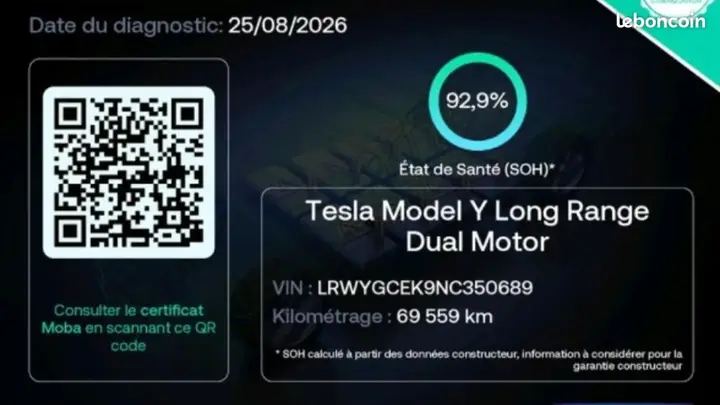 Tesla Model Y 2022 photo 2