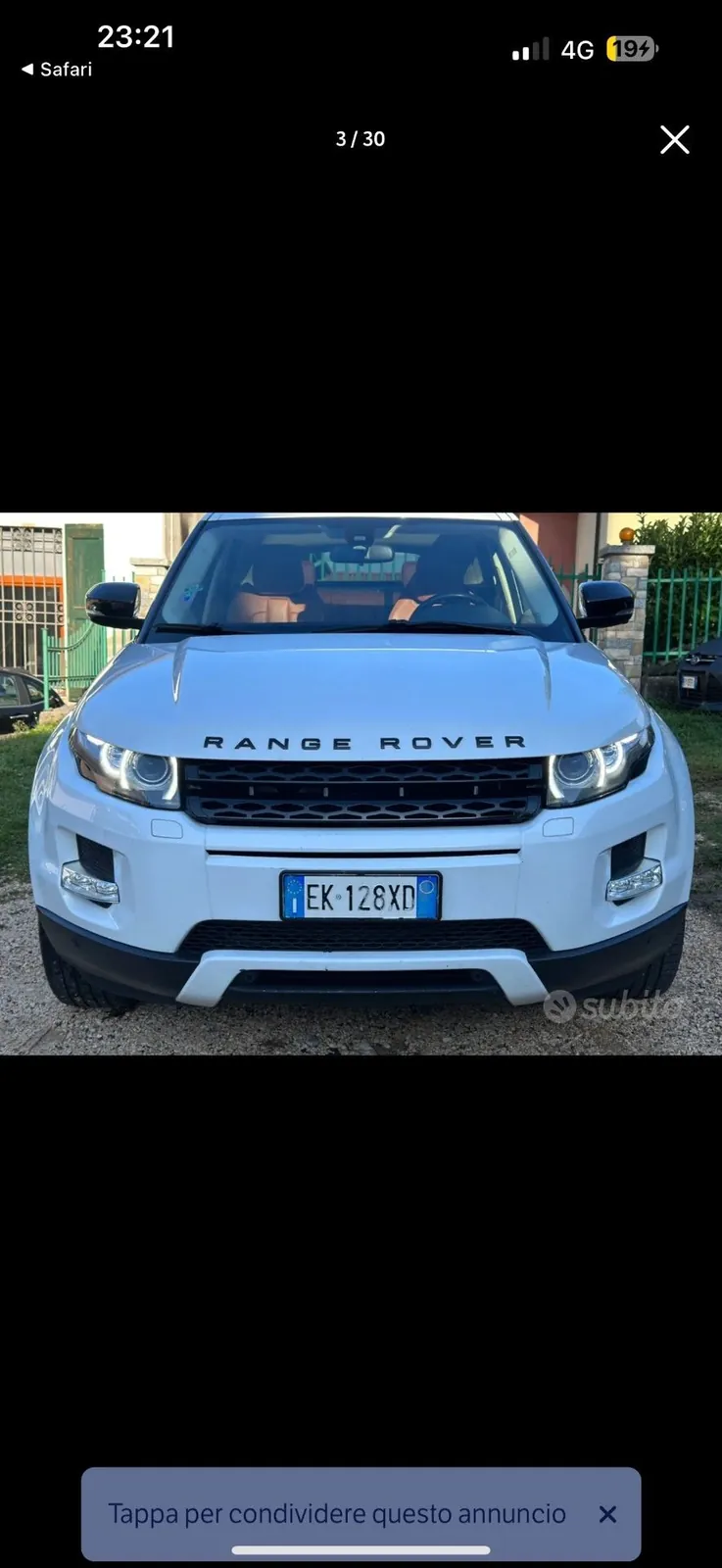 Land Rover Range Rover Evoque 2011 photo 3