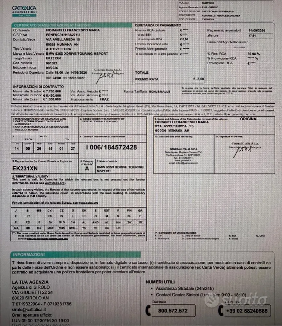 BMW 5 Series 2011 photo 2
