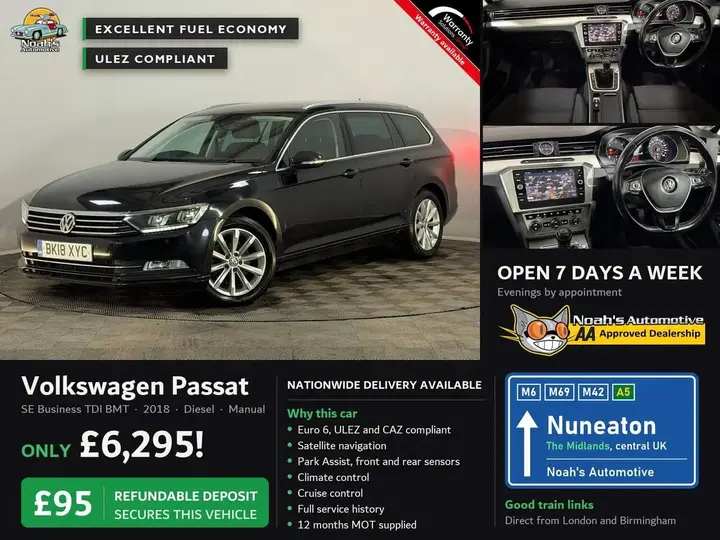 Volkswagen Passat 2018 photo 2