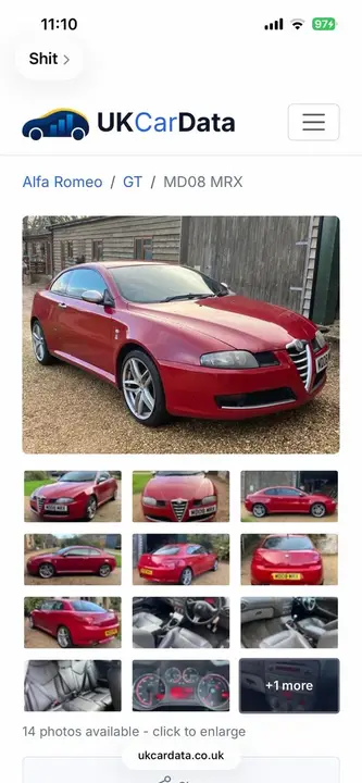 Alfa Romeo Gt 2008 photo 2