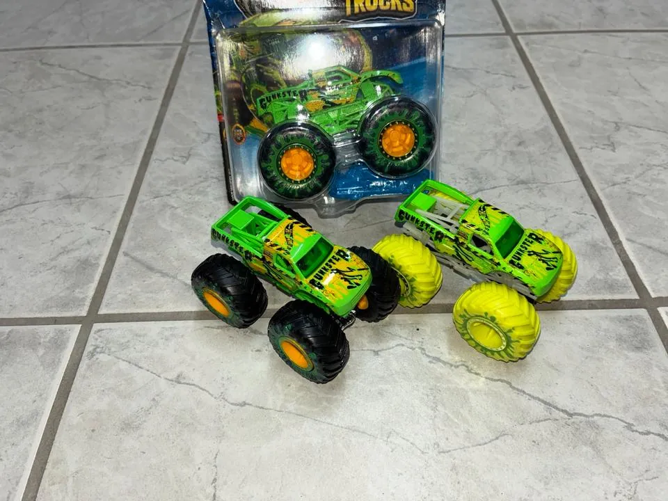 Mattel Hot-Wheels Monster-Trucks 1:64 Gunkster Schleim