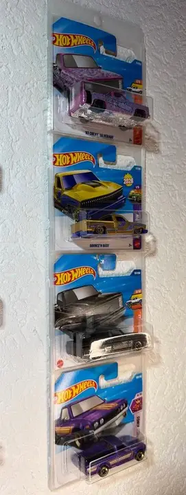 Hot Wheels Wandhalterung / Display – Stecksystem Für 4 Autos