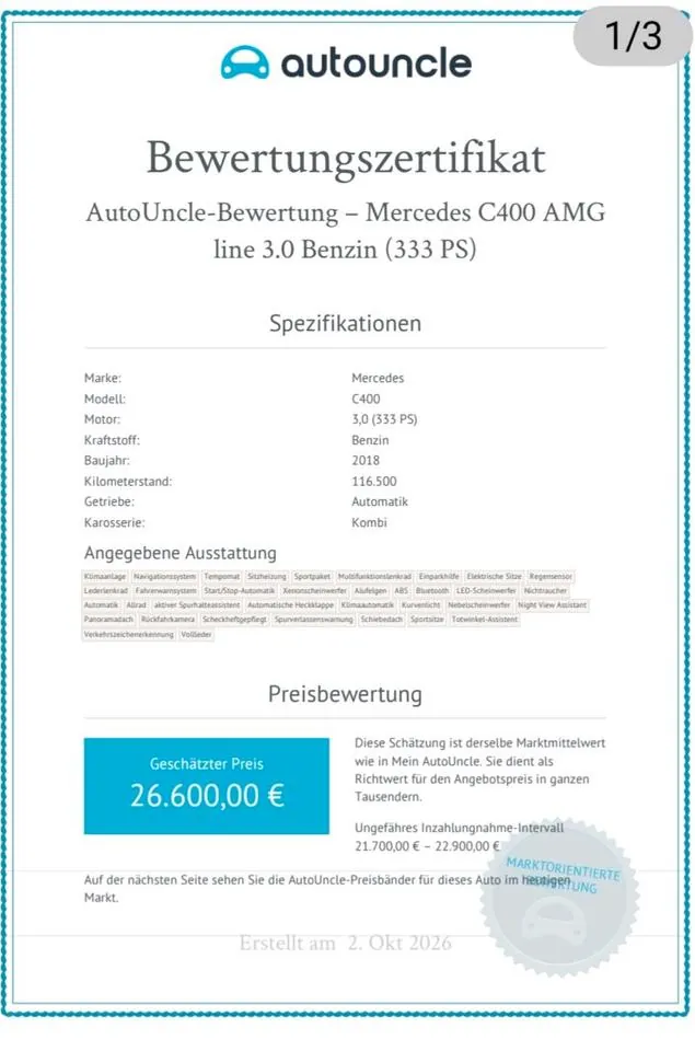 Mercedes-Benz C400