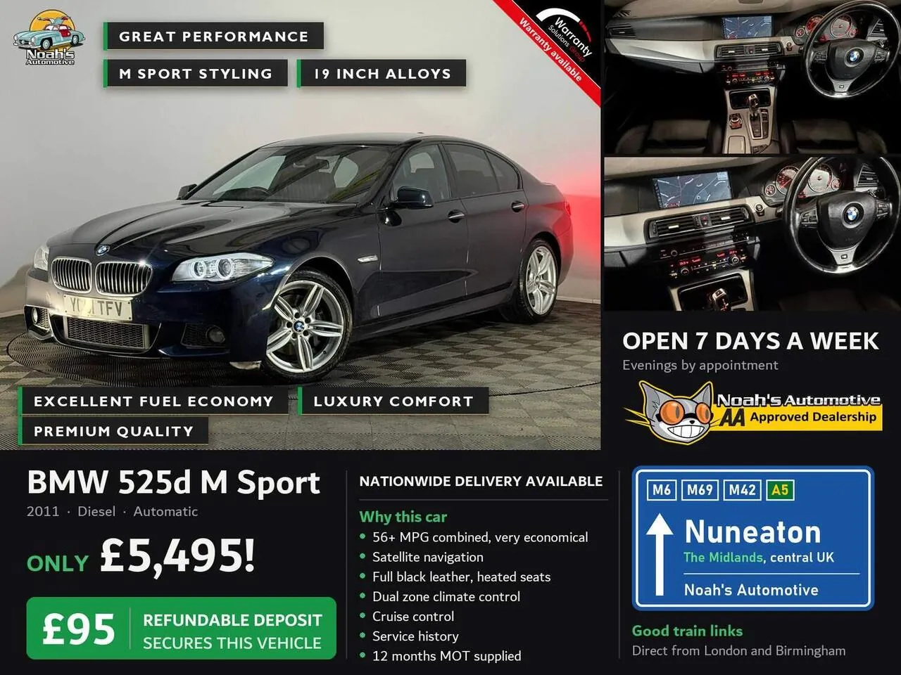 BMW 5 Series 2011 photo 2