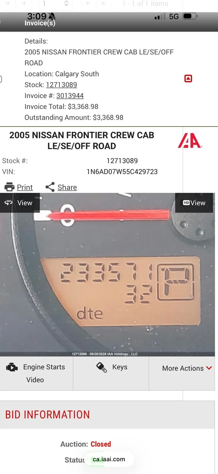 Nissan Frontier 2005 photo 4