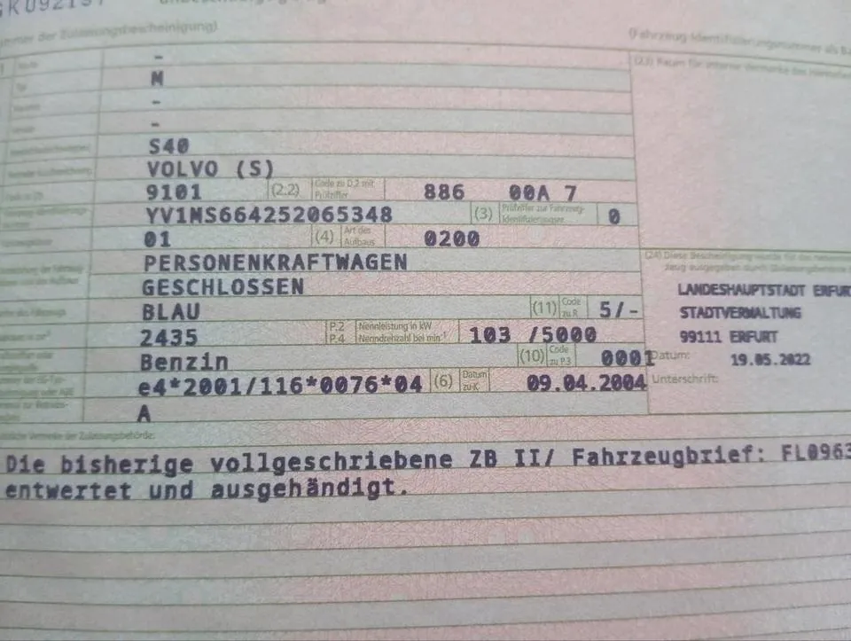 Volvo S40