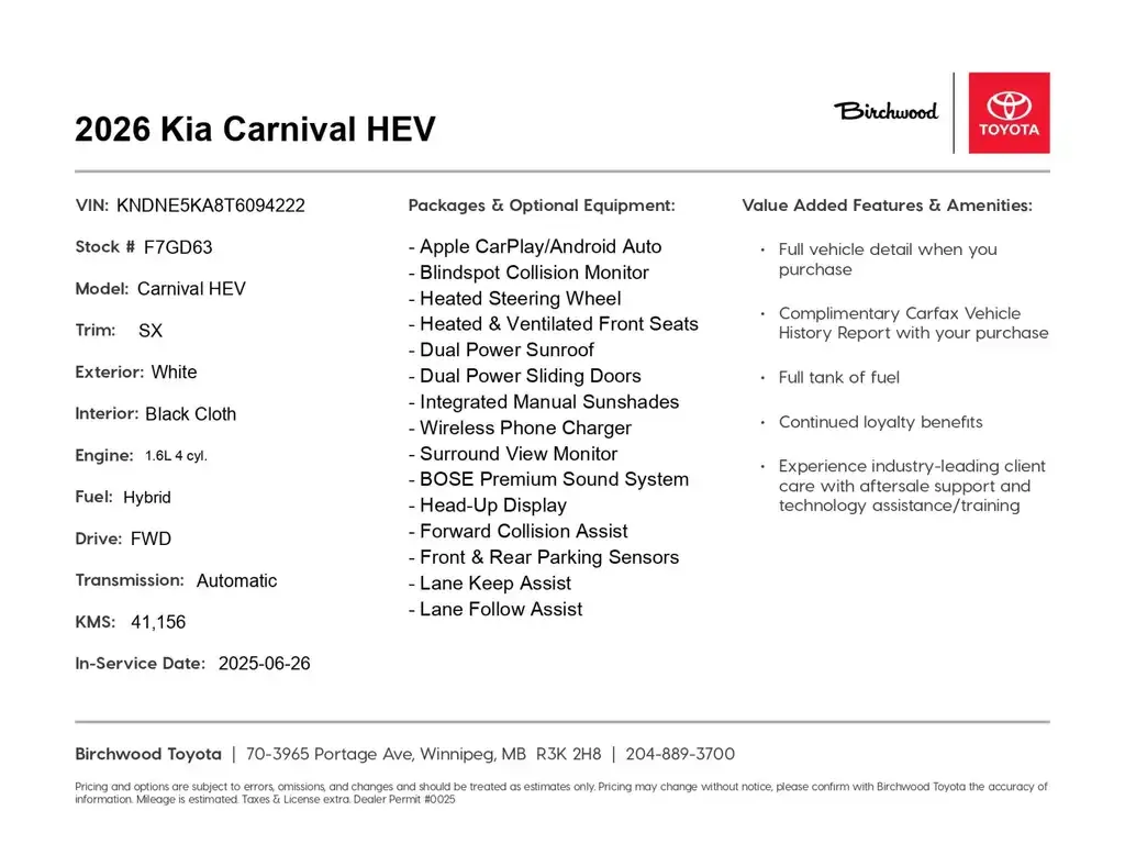 Kia Carnival 2026 photo 2