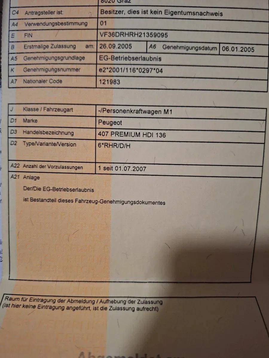 Peugeot 407 2005 photo 3