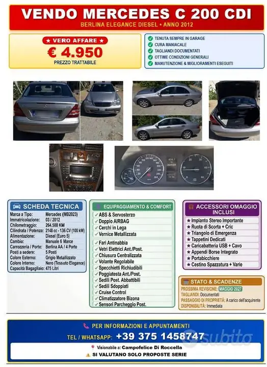 Mercedes-Benz C 200 Cdi